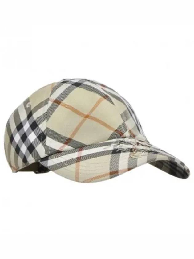 Check Ball Cap Green - BURBERRY - BALAAN 2