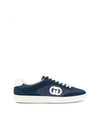 Interlocking G Suede Low-Top Sneakers Blue - GUCCI - BALAAN 2