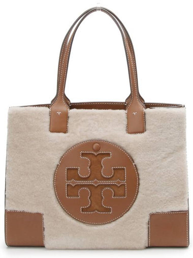 Fur Trimmed Ella Tote 1130hva - TORY BURCH - BALAAN 1