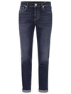 Men's 5 Pocket Slim Fit Jeans Dark Denim - BRUNELLO CUCINELLI - BALAAN 2