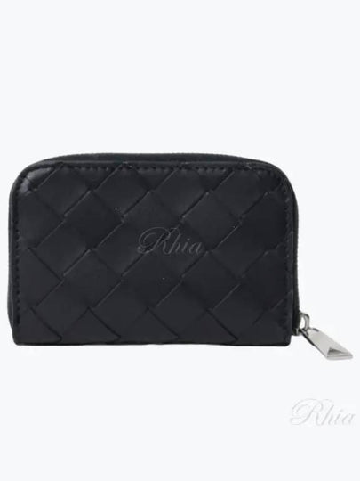 Zipper Coin Purse Black - BOTTEGA VENETA - BALAAN 2