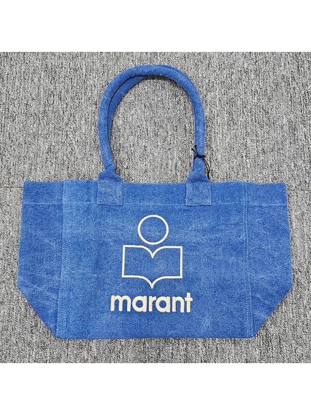 Enki Zipper Tote Bag Blue - ISABEL MARANT - BALAAN 3