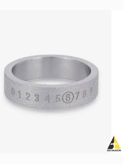 Numeric Signature Number Motif Ring Silver - MAISON MARGIELA - BALAAN 2