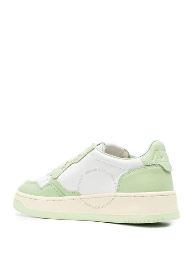 Autry Nile Green Medalist Low-Top Leather Sneakers, Brand Size 38 ( US Size 8 ) - AUTRY - BALAAN 3