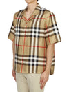 Vintage Check Silk Short Sleeve Shirt Archive Beige - BURBERRY - BALAAN 3