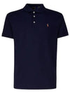 Embroidered Logo Pony Polo Shirt Blue - POLO RALPH LAUREN - BALAAN 2