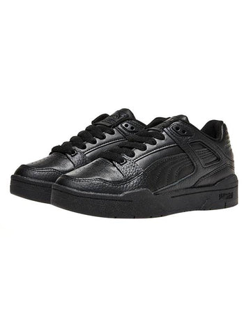 Slipstream leather low top sneakers black - PUMA - BALAAN 1