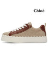 Lauren Leather Converse Low Top Sneakers Brown - CHLOE - BALAAN 6