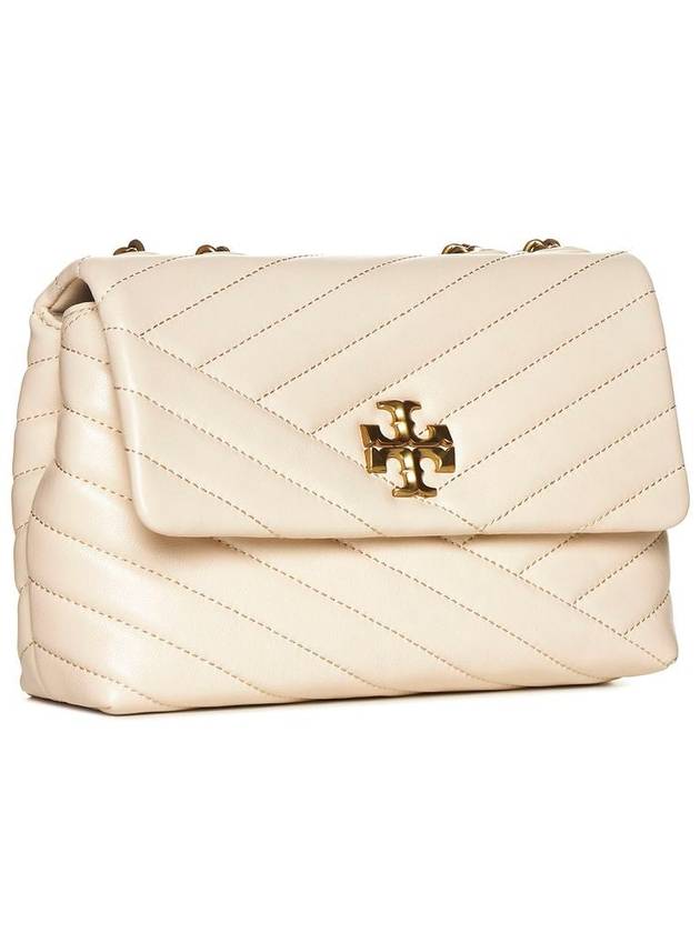 Kira Chevron Convertible Strap Small Shoulder Bag New Cream - TORY BURCH - BALAAN 3