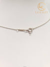 Used luxury goods Lewis It 18K rose gold silver double heart tag pendant mini necklace - TIFFANY & CO. - BALAAN 4