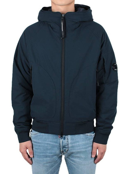 Men's Sweatshirt Hooded Jacket Navy - CP COMPANY - 2