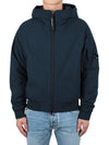 Men's Sweatshirt Hooded Jacket Navy - CP COMPANY - 3