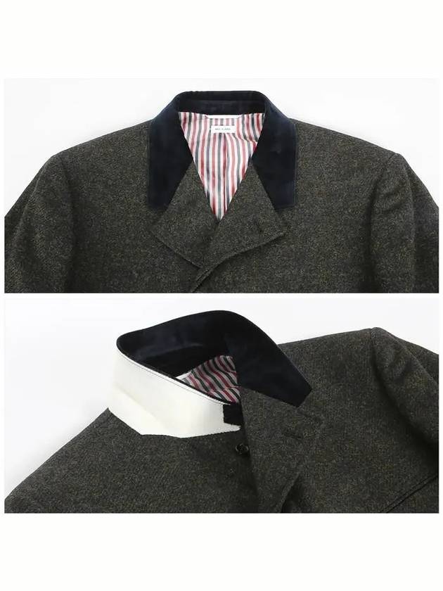 Classic Chesterfield Oversized Single Coat Green - THOM BROWNE - BALAAN 6