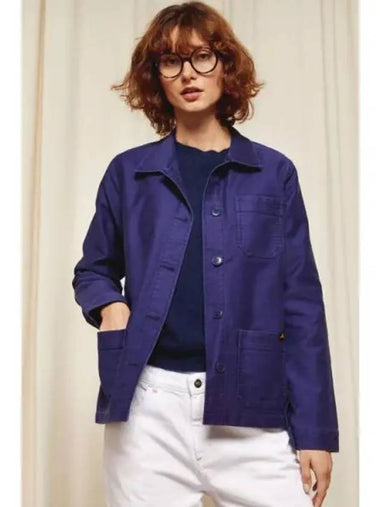 LE MONT ST MICHEL WomenGenuine Lmsm Work Jacket Blue - LE MONDE BERYL - BALAAN 1