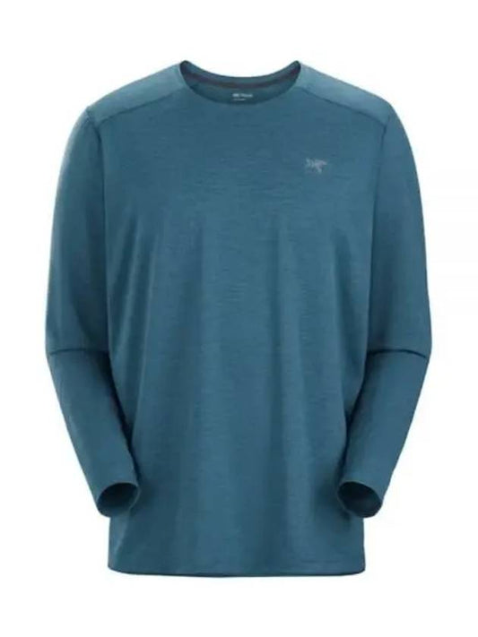 Men's Cormac Crew Neck Long Sleeve T-Shirt Blue - ARC'TERYX - BALAAN 2