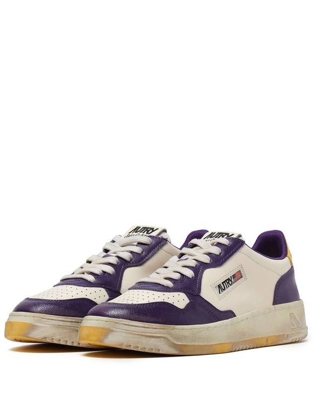 Medalist Super Vintage Low Top Sneakers Purple - AUTRY - BALAAN 3