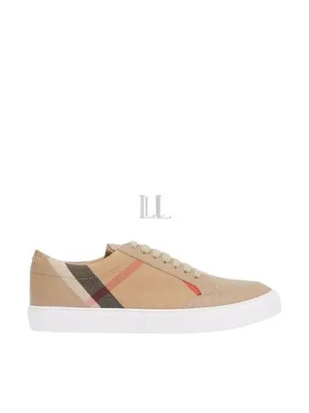 Women's House Check Low Top Sneakers Beige - BURBERRY - BALAAN 2