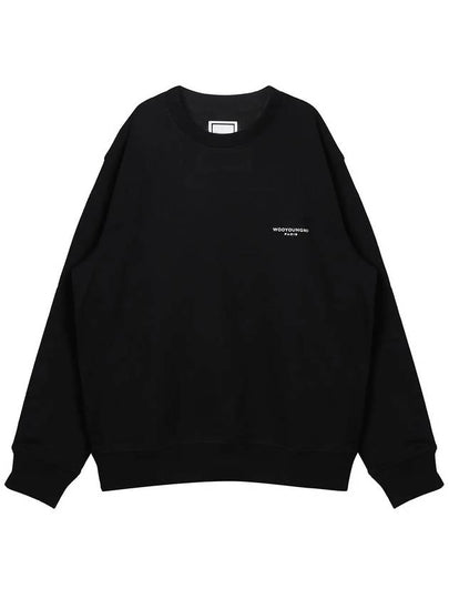 Square Label Sweatshirt Black - WOOYOUNGMI - BALAAN 2