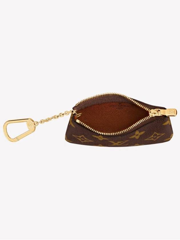 Monogram Key Pouch Coin Purse Brown - LOUIS VUITTON - BALAAN 3