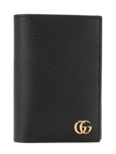 GG Marmont Black Women's Passport Wallet Black - GUCCI - BALAAN 2