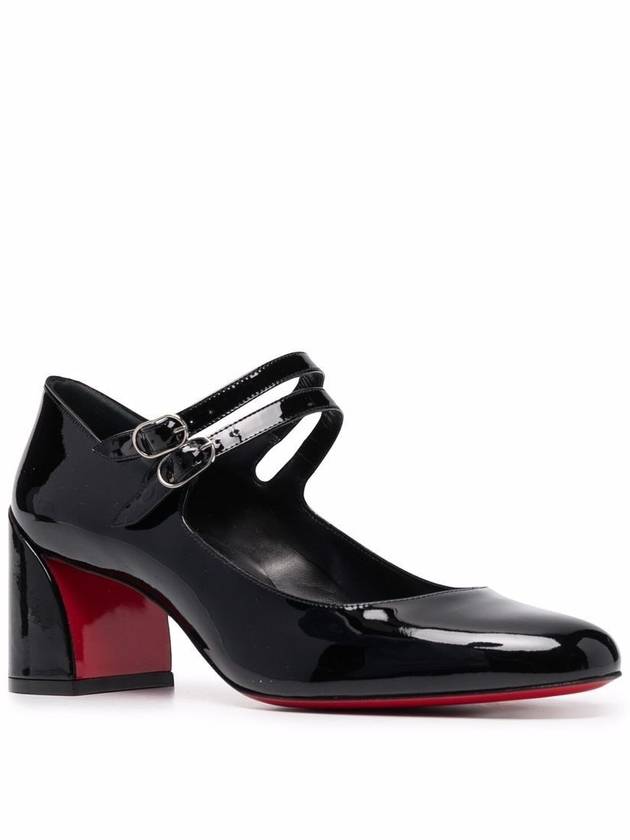 Miss Jane 55 Patent Pumps Heel Black - CHRISTIAN LOUBOUTIN - BALAAN 4