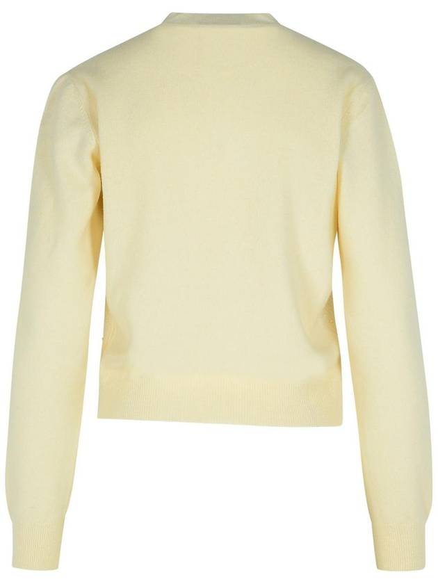 Fabiana Filippi Cream Wool Blend Sweater - FABIANA FILIPPI - BALAAN 3