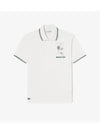 Men s RENE DID IT FIRST Graphic Polo OFFWHITE Off White - LACOSTE - BALAAN 1