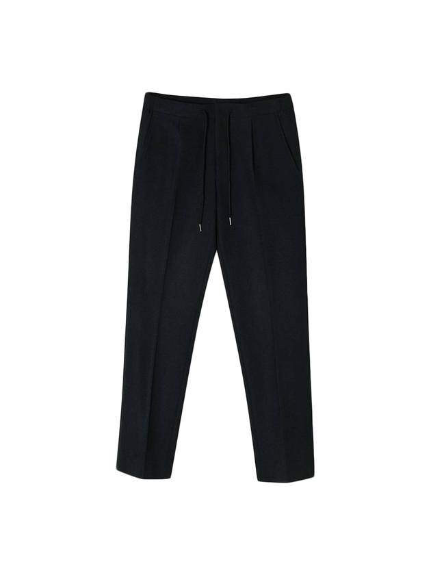 Men's Rayton Side Banding Slim Straight Pants Black - TRADCLUB - BALAAN 1