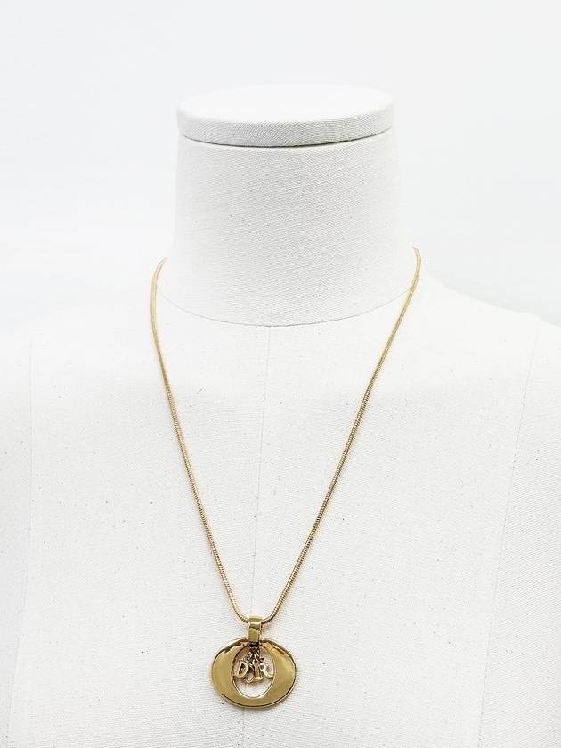 Gold initial necklace pendant 4VDIA21945 - DIOR - BALAAN 5