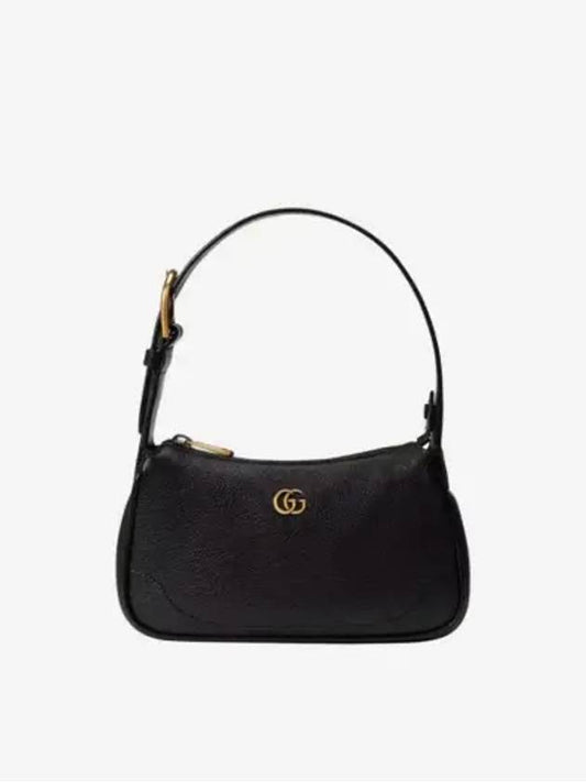 Aphrodite Double G Small Shoulder Bag Black - GUCCI - BALAAN 2