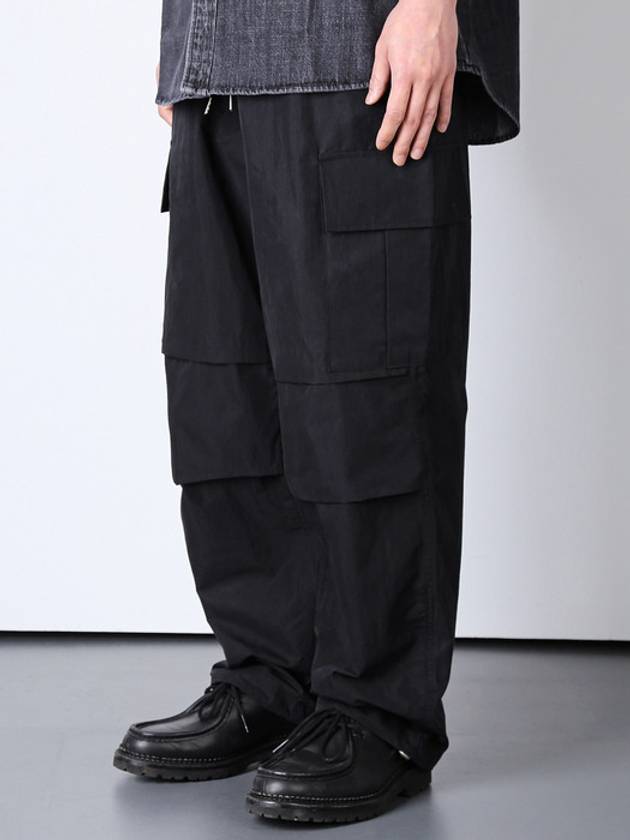 M 65 Nylon Field Cargo 2WAY Pants Black - KND - BALAAN 5