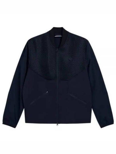 Diamond Tech Bonded Mesh Bomber Jacket Black - J.LINDEBERG - BALAAN 2