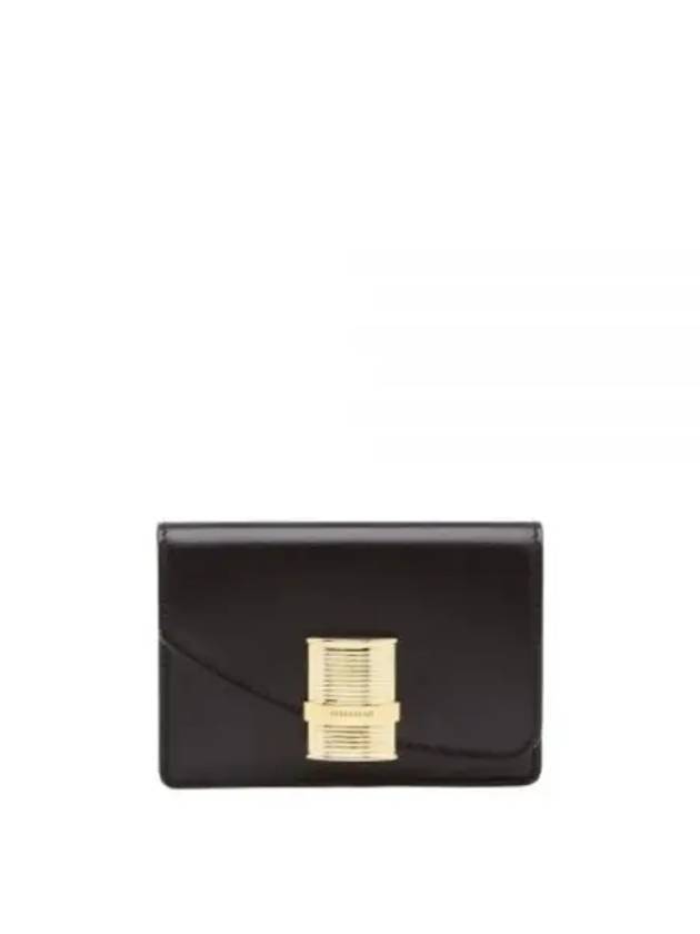 Fiamma Card Wallet Black - SALVATORE FERRAGAMO - BALAAN 2