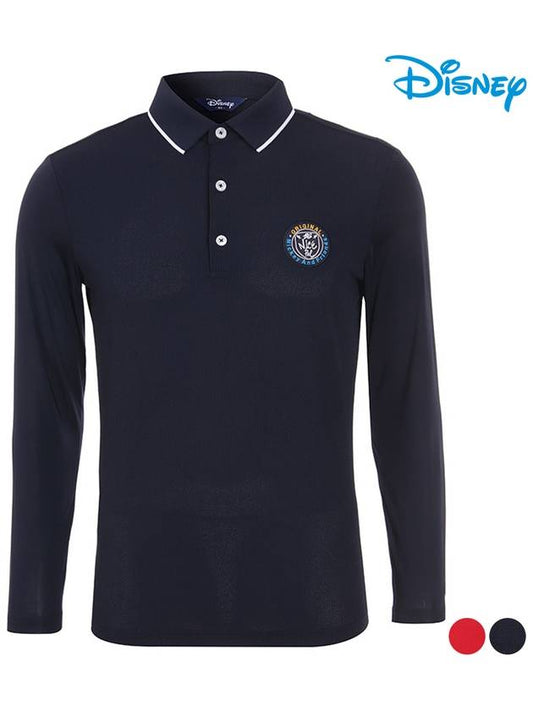 Basic Mesh PK Long Sleeve Collar T-Shirt DL1MTS005 - DISNEY GOLF - BALAAN 1