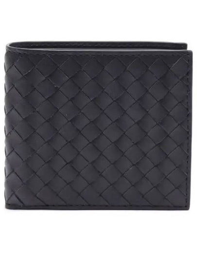 Intrecciato Weaving Half Wallet Black - BOTTEGA VENETA - BALAAN 2