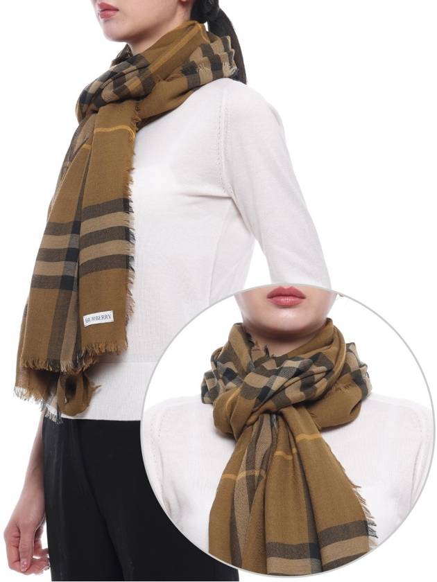 Check Lightweight Wool Scarf Nest - BURBERRY - BALAAN 2