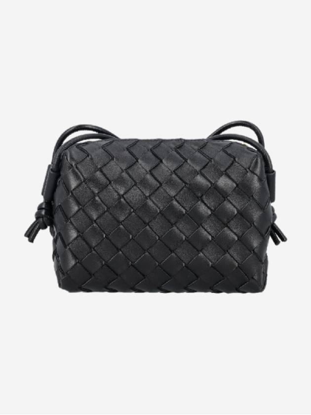 Loop Camera Mini Cross Bag Black - BOTTEGA VENETA - BALAAN 4