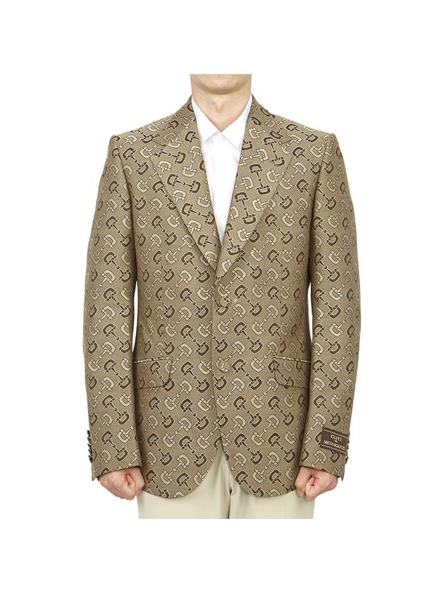 Horsebit Jacket Beige - GUCCI - BALAAN 2