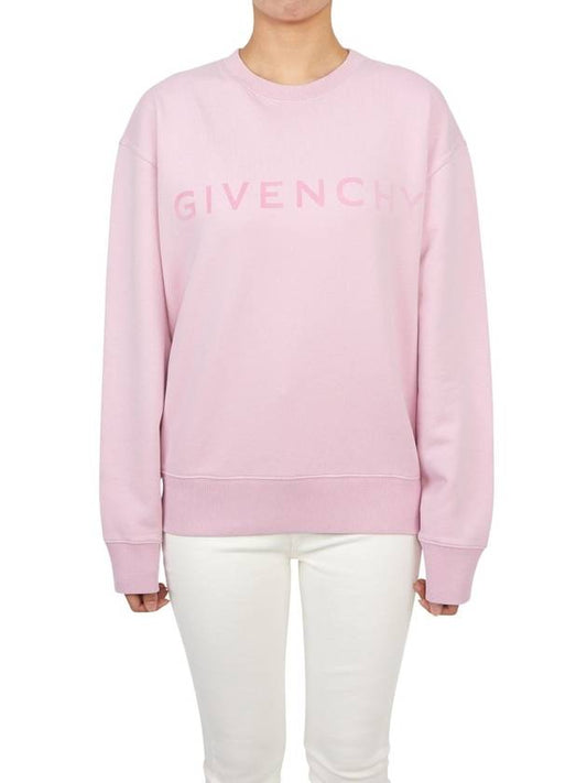Logo Print Sweatshirt Pink - GIVENCHY - BALAAN 2