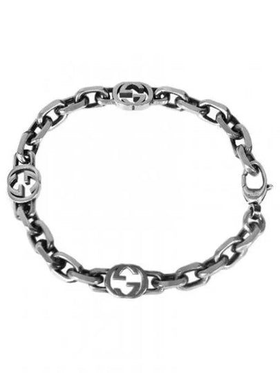 Interlocking G Chain Bracelet Silver - GUCCI - BALAAN 2