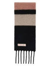 Alpaca Wool Blend Muffler Black - MARNI - BALAAN 2