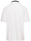 Logo Patch Short Sleeve Polo Shirt Off White - MONCLER - BALAAN 4