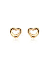 Elsa Peretti Open Heart Stud Earrings Gold - TIFFANY & CO. - BALAAN 3