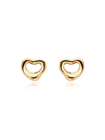 Elsa Peretti Open Heart Earrings Gold - TIFFANY & CO. - BALAAN 2