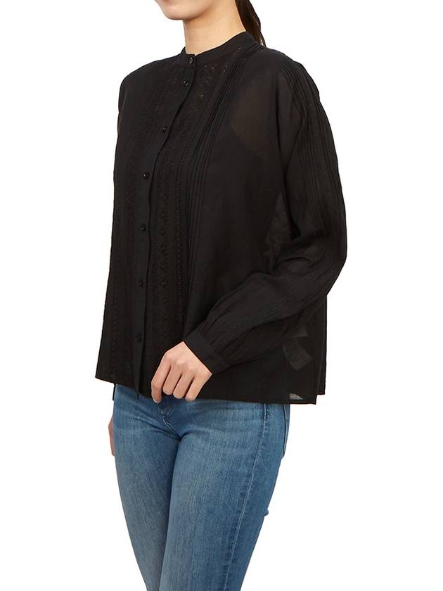 Women's Coco Long Sleeve Blouse Black - VANESSA BRUNO - BALAAN 5