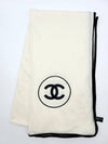 CC Logo Cashmere Silk Ivory Stole White Jenny Muffler A52032 - CHANEL - BALAAN 2