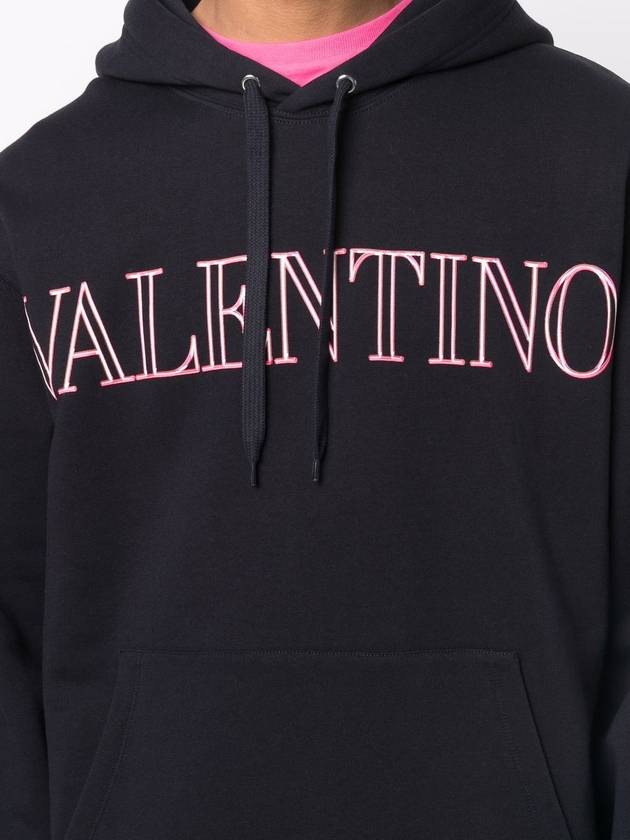 Neon Universe Hoodie Dark Navy - VALENTINO - BALAAN 3