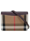 New Hampshire Shoulder Bag Burgundy - BURBERRY - BALAAN 4