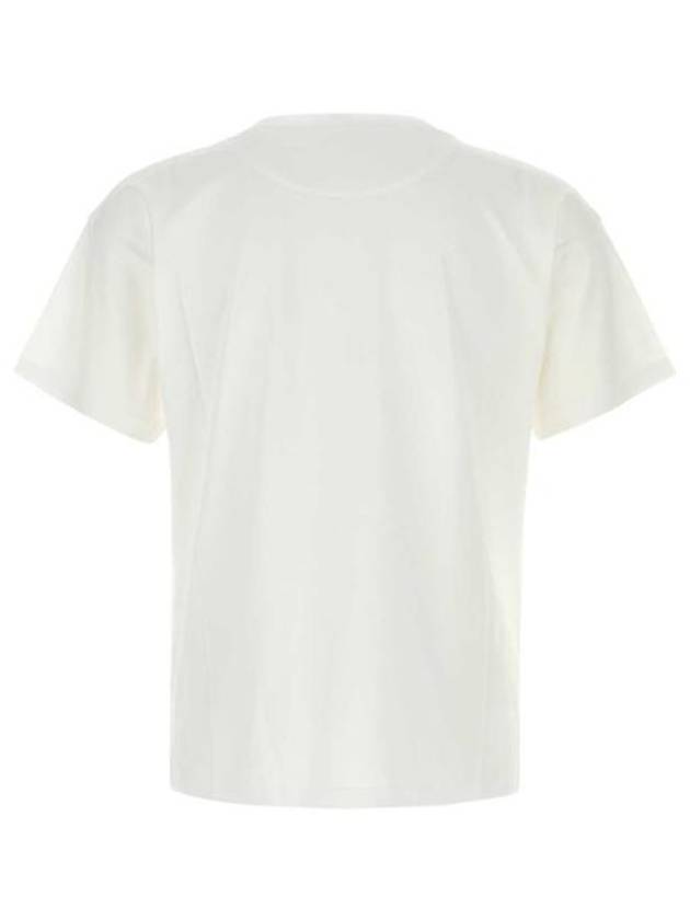 Logo Printed Short Sleeve T-Shirt White - BALLY - BALAAN 3