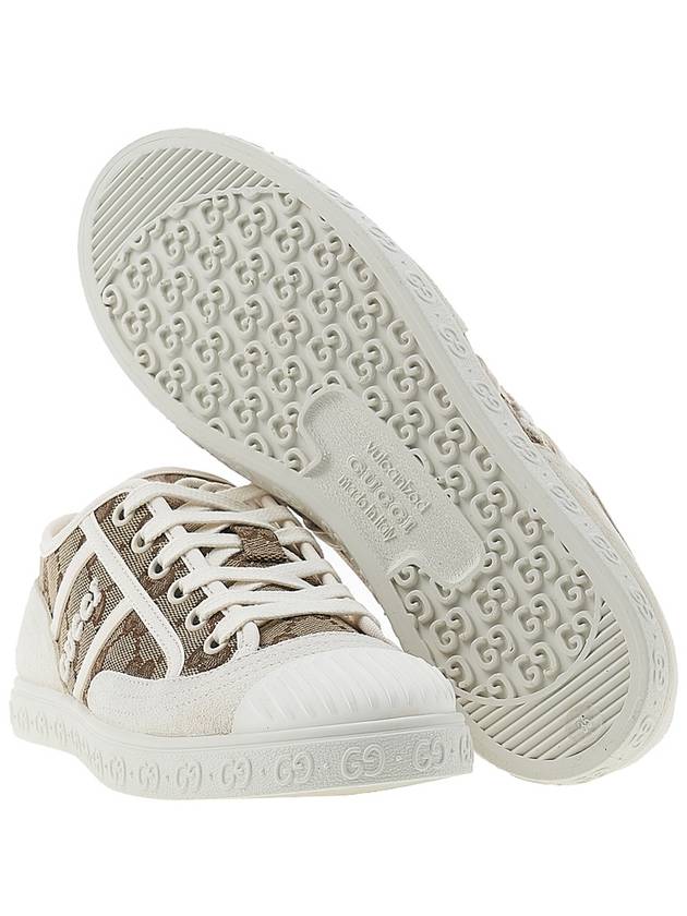 Original GG Fabric Low Top Sneakers Beige - GUCCI - BALAAN 6